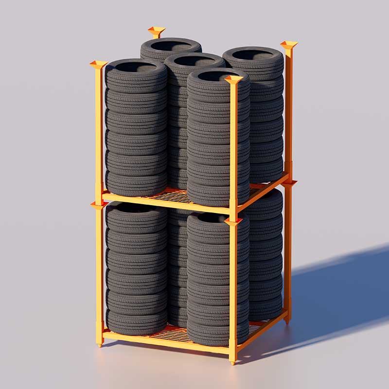 passenger car tire storage racks - Gallery Image 5
