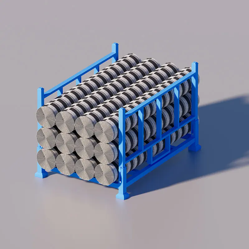 Stacking rack & Foldable rack for stacking rolls