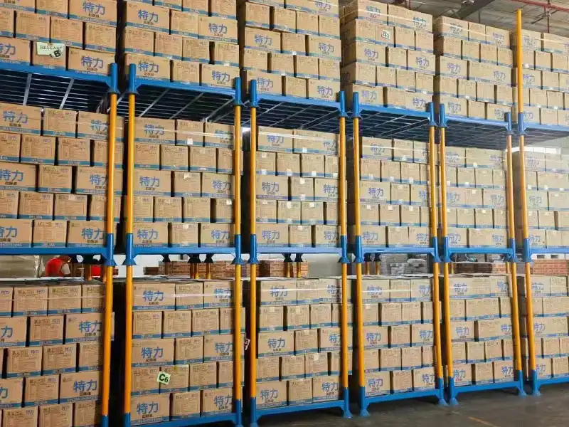 Warehouse stacking racks Stacking rack in warehouse