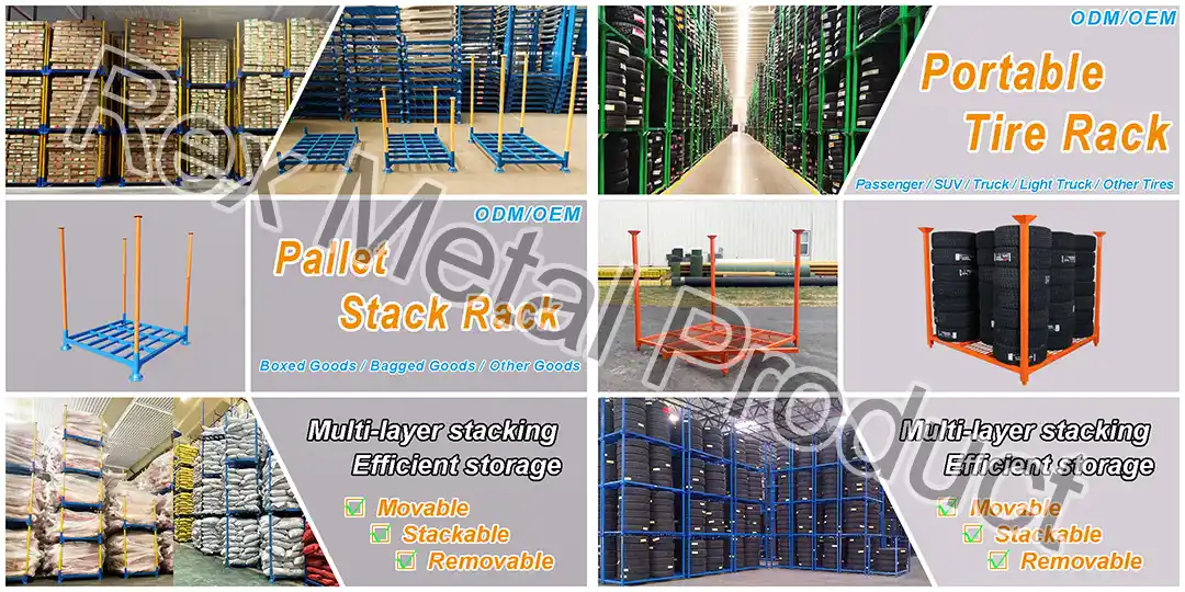 Stacking Racks in Warehouses