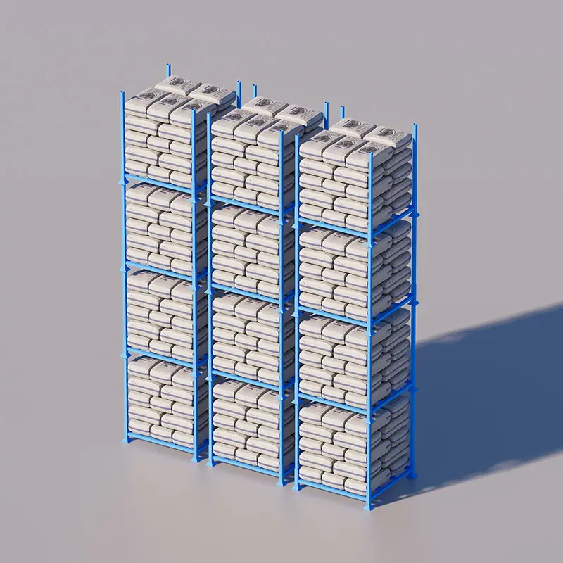 Sqaure Tubes Stacking Rack with Bagged Products - Gallery Image 3