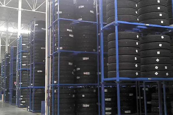 Truck or Bus tyre racks
